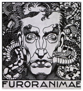 Furor animae, xilografia, 1921